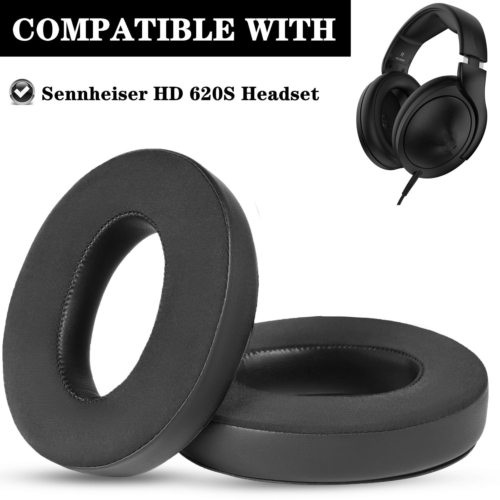 Amazon | YunYiYi HD620S 冷却ジェルイヤーパッド ゼンハイザー HD620S
